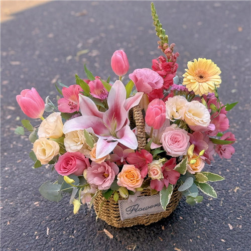 Sweet Flower Bakset – Mitcham Florist