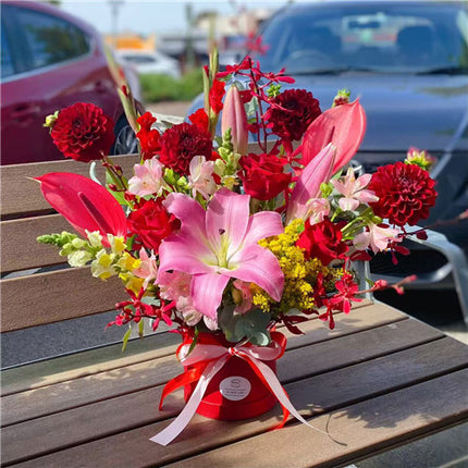 Festival Floral Hatbox - Style 1