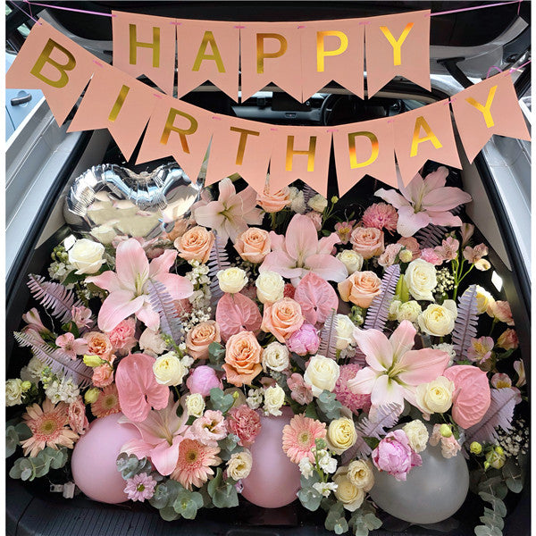 Romantic Car Boot Flowers #7