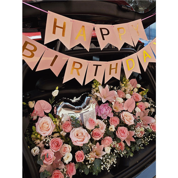Romantic Car Boot Flowers #8 Mini