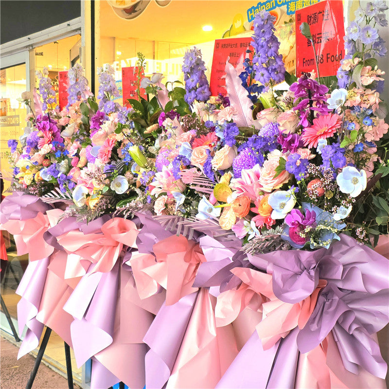 Business Opening Flowers - Modern Style 11 墨尔本开业花篮现代风开业三脚架1.75米