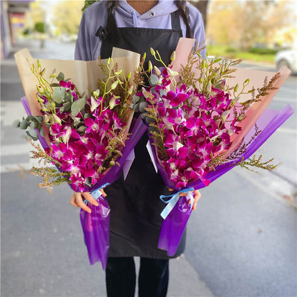 Bouquet of #Singapore Orchids Pink