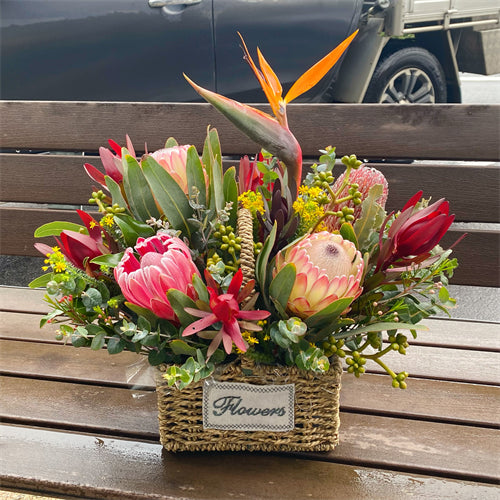 Native Flower Basket #1 – Mitcham Florist