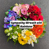 Funeral Wreath #14 Rainbow丨Funeral Flowers delivery Melbourne