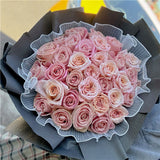 33 Ecuadorian Pink Roses Bouquet