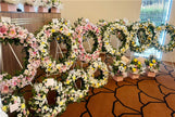 Funeral Heart Wreath #19 30cm/65cm Pink Roses & Baby's Breaths丨Funeral Flowers delivery Melbourne
