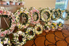 Funeral Heart Wreath #19 30cm/65cm Pink Roses & Baby's Breaths丨Funeral Flowers delivery Melbourne