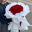 24 Red Roses (White Style)