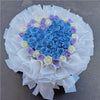 ❤Heart Shape Rose Bouquet (Blue/White/Purple)