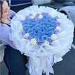 ❤Heart Shape Rose Bouquet (Blue/White/Purple)