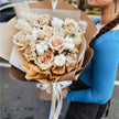 Vintage Quicksand Roses Bouquet