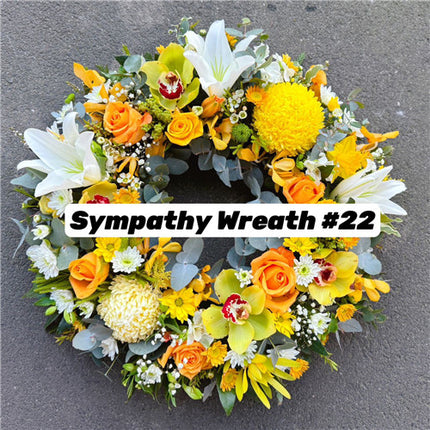 Sympathy Wreath #22