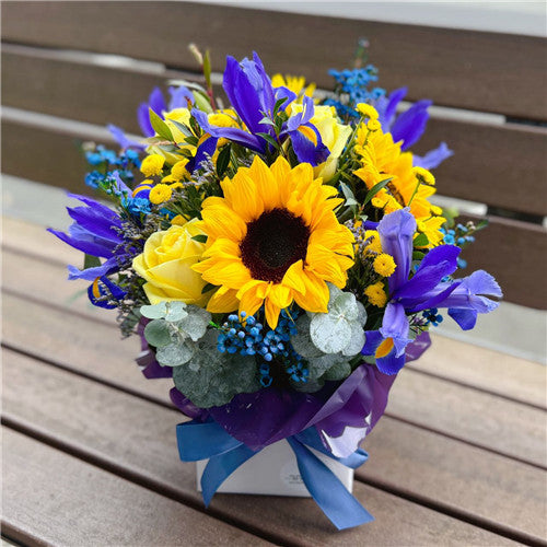 Florist Choice Posy Box Arrangement - Set your Budget & Colour