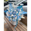 Preserved Flower Hatbox XLarge - Ice Blue