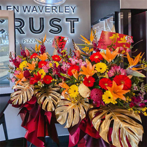 Business Opening Flowers & Balloon Garland Package #1 墨尔本开业花篮&气球布置套餐#1