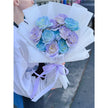 12 Ice Blue & Misty Purple Roses