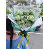 15 Green Tea Roses