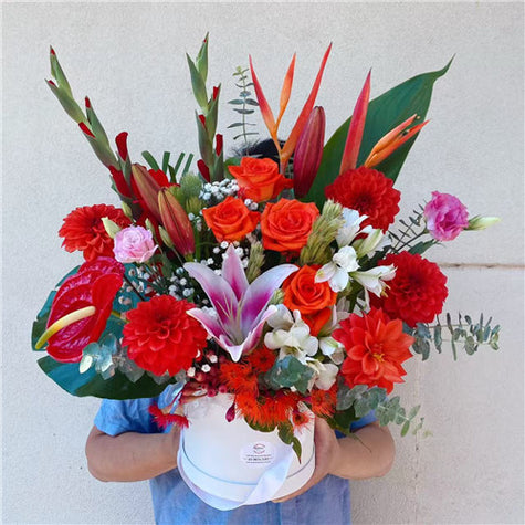 Festival Floral Hatbox - Style 2
