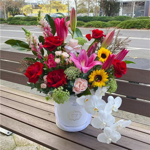 Festival Floral Hatbox - Style 3