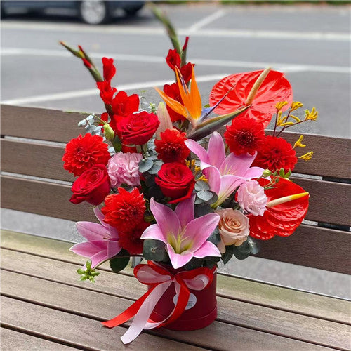 Festival Floral Hatbox - Style 1