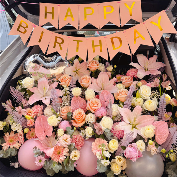 Romantic Car Boot Flowers #7