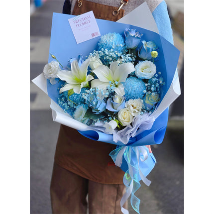 Ice Blue Dream Bouquet