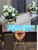 Funeral Heart Wreath #30 30cm/65cm Blue Style丨Funeral Flowers delivery Melbourne