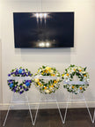 Funeral Wreath #5 White Classic丨Funeral Flowers delivery Melbourne