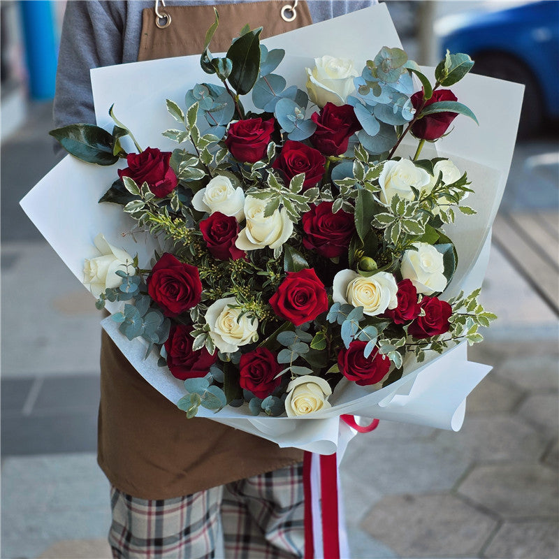 24 Red Roses Bouquet