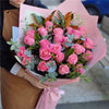 24 Pink Roses Bouquet