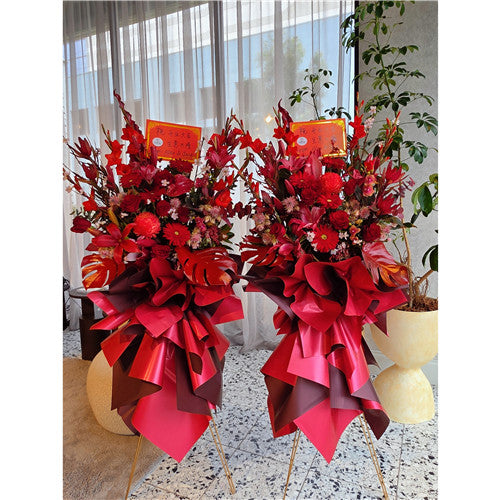 Business Opening Flowers - Modern Style 8 墨尔本开业花篮现代风开业三脚架1.75米