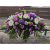 Funeral Casket Spray Flowers #15 80-120cm Purple Style丨Funeral Flowers delivery Melbourne（副本）