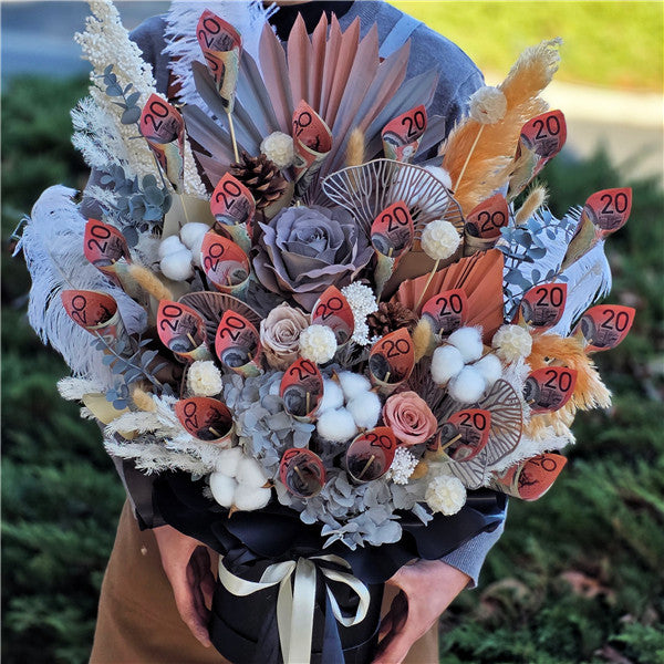 $20 AUD Style #8丨Contact us directly for quote丨Cash Flowers丨Money Flowers丨澳币现金花