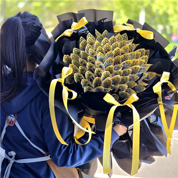 $50 AUD Style #2丨Contact us directly for quote丨Cash Flowers丨Money Flowers丨澳币现金花