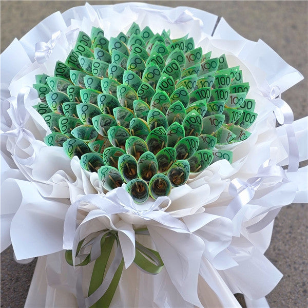 $100 AUD Style #4丨Contact us directly for quote丨Cash Flowers丨Money Flowers丨澳币现金花