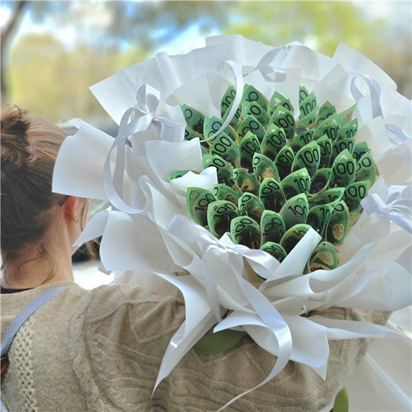 $100 AUD Style #5丨Contact us directly for quote丨Cash Flowers丨Money Flowers丨澳币现金花