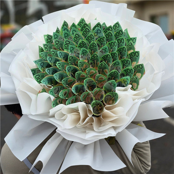 $100 AUD Style #1丨Contact us directly for quote丨Cash Flowers丨Money Flowers丨澳币现金花