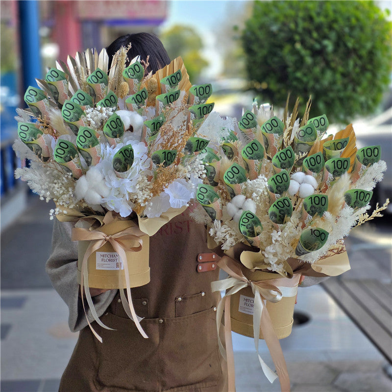 $100 AUD Style #7丨Cash Flowers丨Money Flowers丨澳币现金花