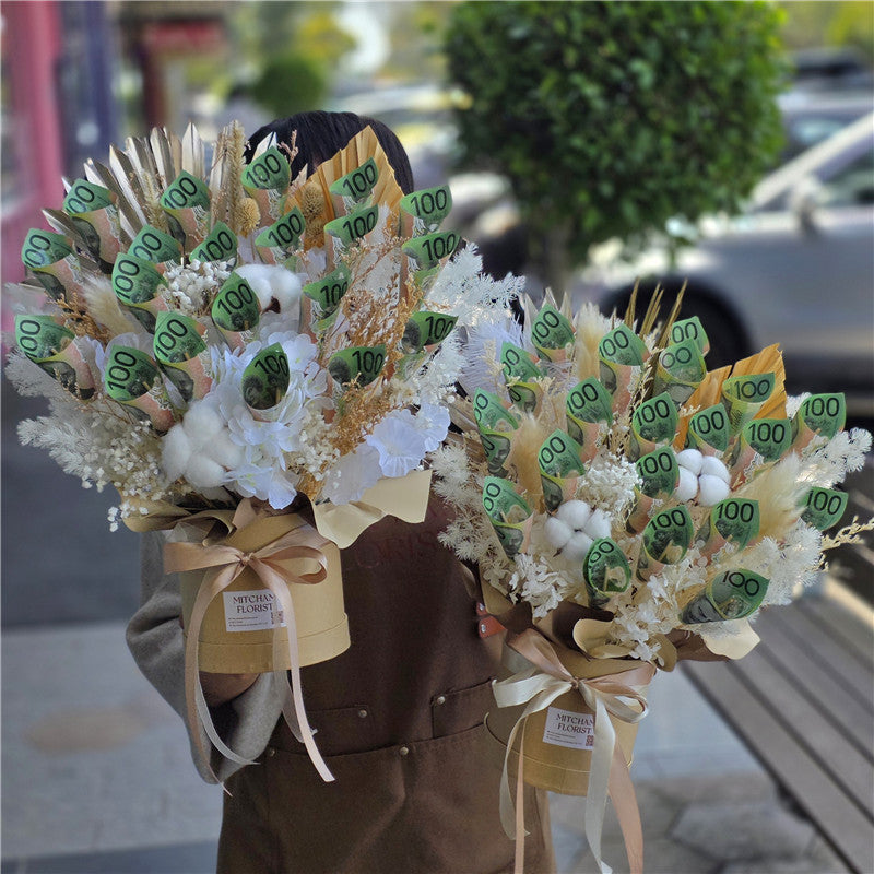 $100 AUD Style #7丨Cash Flowers丨Money Flowers丨澳币现金花
