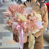 Pastel Pink & Cream Everlasting Preserved Flowers Hatbox Large丨Preserved Flowers丨Dry Flowers Melbourne（副本）
