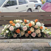 Funeral Casket Spray Flowers #19 80-120cm Red & White丨Funeral Flowers delivery Melbourne
