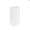 Ceramic Muse Vase Matte White (14x14x24cmH)