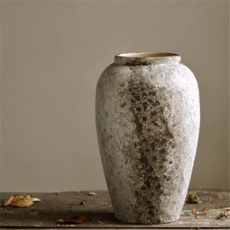Vintage Rustic Ceramic Pot (30Hx18Wx10Dcm)