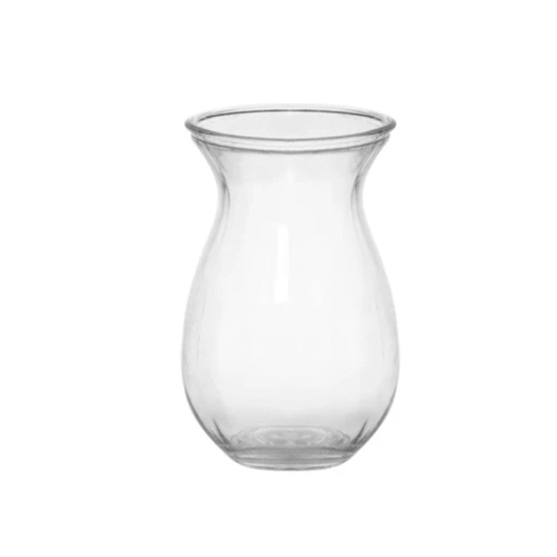 Glass Flared Vase Clear (13Dx20.5cmH)
