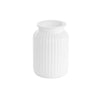 Hurricane Glass Jar White Medium (11Dx15cmH)