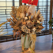 Large Neutral Everlasting Flowers Hatbox丨Preserved Flowers丨Dry Flowers Melbourne