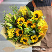 Bouquet of #Sunflowers & Lily