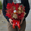 Lucky Cat Everlasting Flowers Hatbox Small丨招财猫开业抱抱桶小号