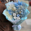 Ice Blue Everlasting Preserved Flower Bouquet Medium Size丨Preserved Flowers丨Dry Flowers Melbourne