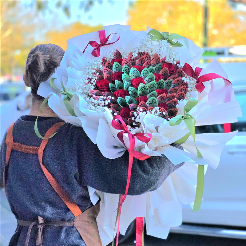 $100 AUD Style #9丨Cash Flowers丨Money Flowers丨澳币现金花